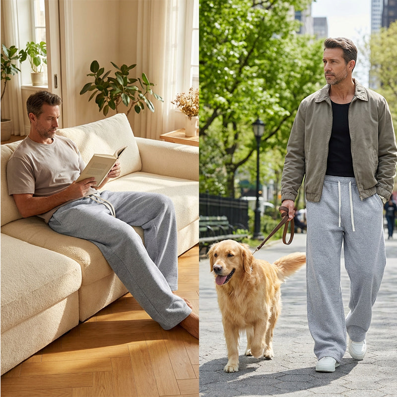 Wear All Day Instantly! No-Iron Loose Fit Drawstring Pants