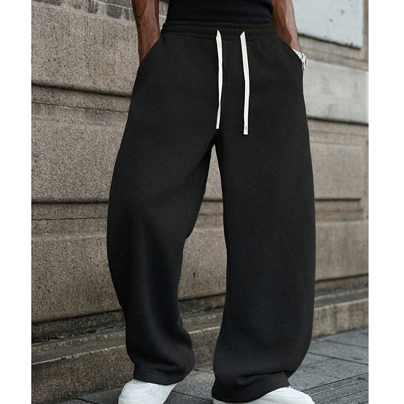 Wear All Day Instantly! No-Iron Loose Fit Drawstring Pants