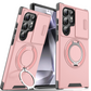 Magnetic Stand Phone Case for Samsung – Slide Camera Cover, 360° Ring Grip & Kickstand, Full Protection 📱