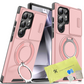 Magnetic Stand Phone Case for Samsung – Slide Camera Cover, 360° Ring Grip & Kickstand, Full Protection 📱