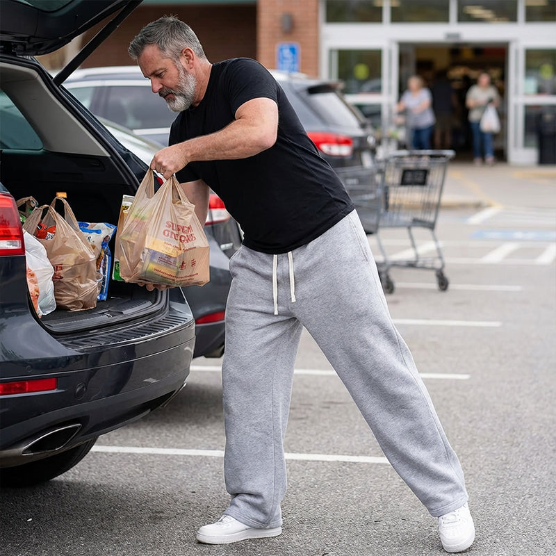 Men's Casual Comfortable Pants with Drawstring