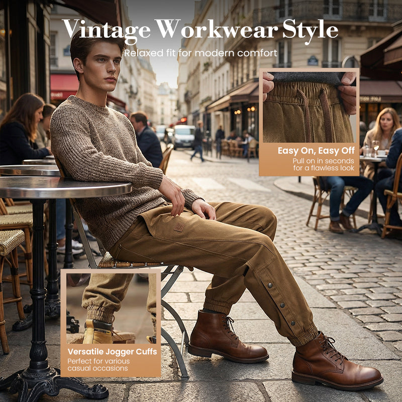 🎁2026 New Arrivals 50% OFF💥Men's Vintage Cargo Jogger Pants