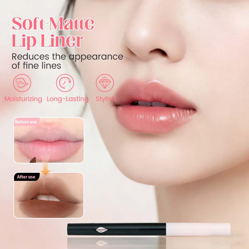 🔥 Hot Sale 🔥Dual-Ended Silky Soft-Matte Lip Liner