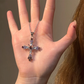 ✨Gothic Rhinestone Cross Necklace
