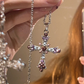 ✨Gothic Rhinestone Cross Necklace