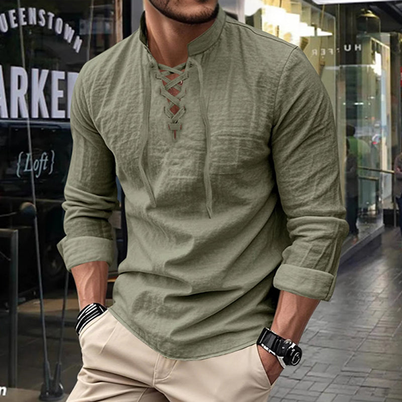 🔥Hot Sale Offers-Men's Casual Solid Color Shirt