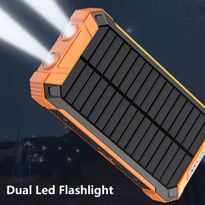 Charge Anywhere Instantly! Solar Power Bank