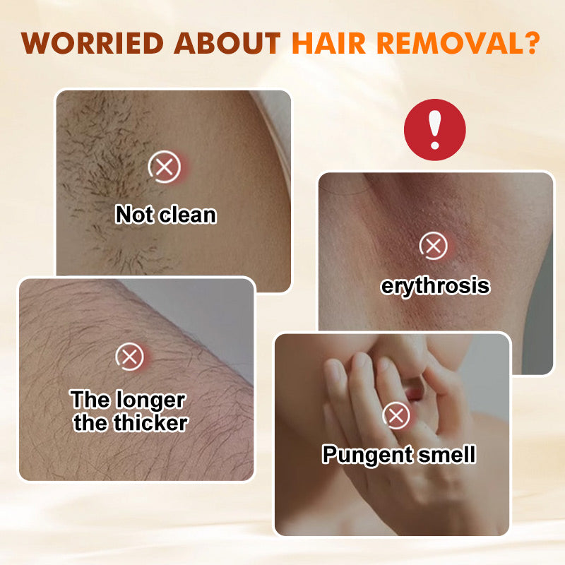 Remove Hair Gently Instantly! Mild Aromatic Hair Removal Cream