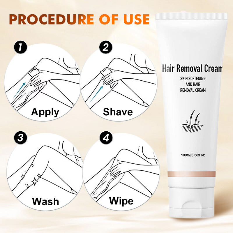 Remove Hair Gently Instantly! Mild Aromatic Hair Removal Cream