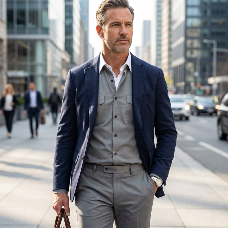 📢📢50% OFF NOW!!!🔥Men's 2-Piece Solid Color Walking Suit Set