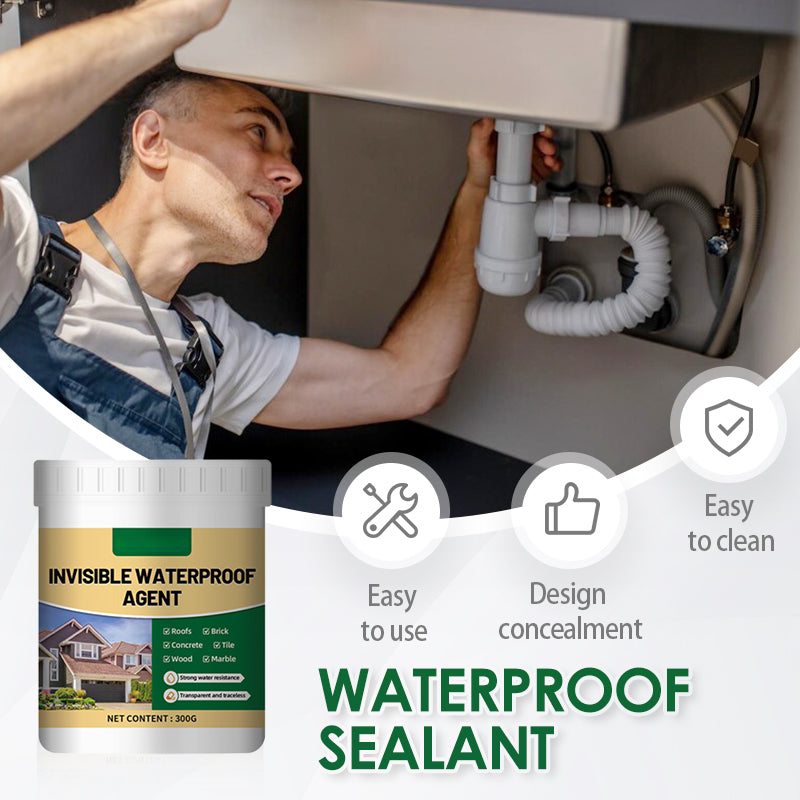 Seal Cracks Instantly! Invisible Brush-On Waterproof Sealant