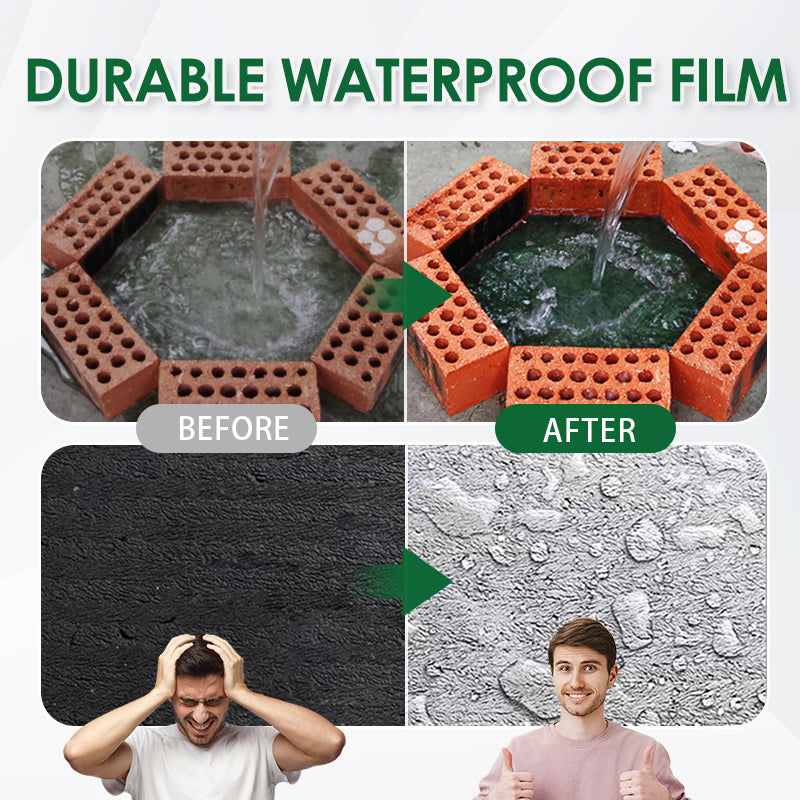 Seal Cracks Instantly! Invisible Brush-On Waterproof Sealant
