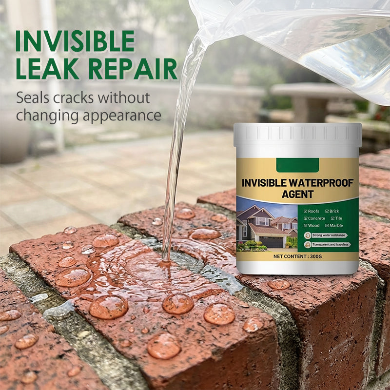 Seal Cracks Instantly! Invisible Brush-On Waterproof Sealant