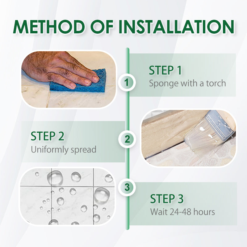 Seal Cracks Instantly! Invisible Brush-On Waterproof Sealant
