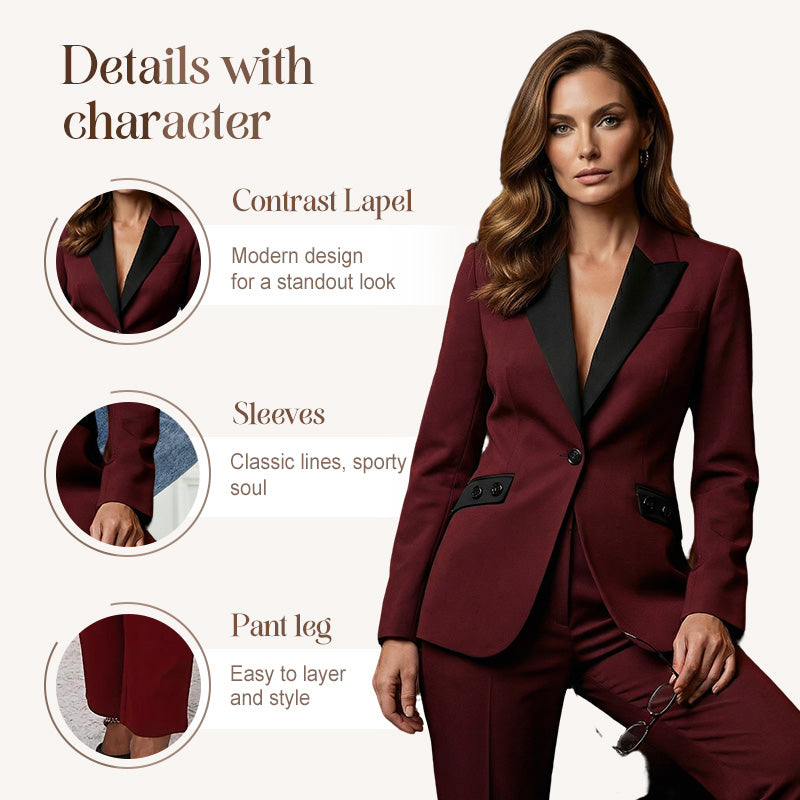 🔥2026 NEW SALES - 49% OFF🔥Modern Formal Suit Set with Straight-Leg Pants