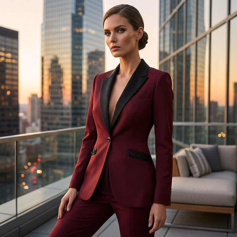🔥2026 NEW SALES - 49% OFF🔥Modern Formal Suit Set with Straight-Leg Pants