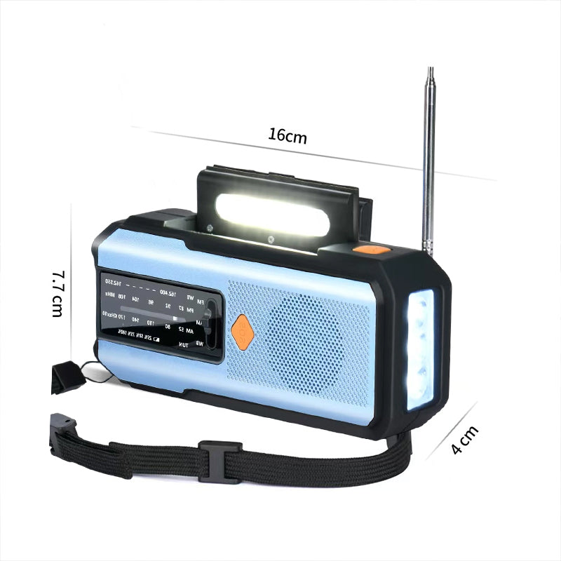 📻 50% OFF NOW! ☀️Solar Hand-Crank Emergency Weather Radio – NOAA Alerts, Power Bank & Built-In Flashlight🔋