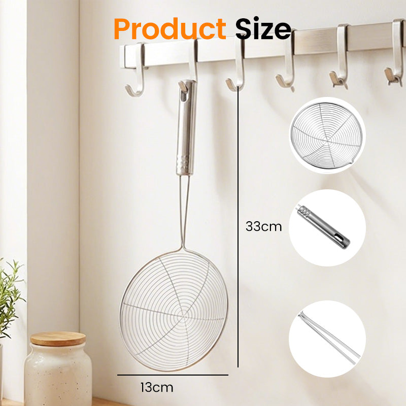 ⚡50% OFF!🧆Stainless Steel Wire Mesh Skimmer Spoon✨