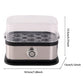 Steam Eggs & Dumplings Instantly! Compact Multifunctional Egg Steamer