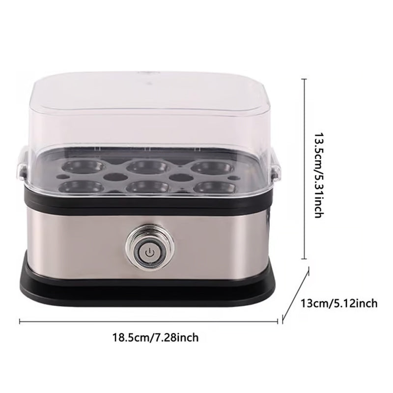 Steam Eggs & Dumplings Instantly! Compact Multifunctional Egg Steamer