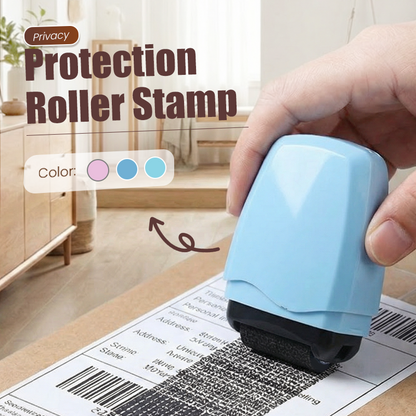 Privacy Protection Roller Stamp – Refillable & Wide Coverage