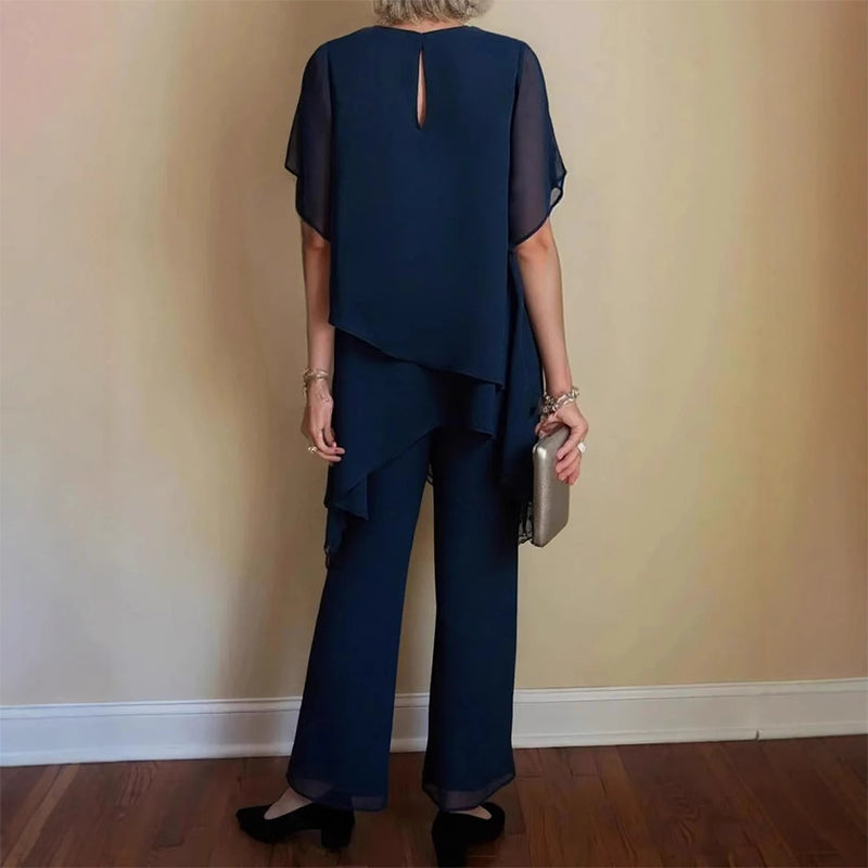 📢2026 Hot Sale 50% OFF💞Charming Irregular Top & Wide Leg Pants Set✨