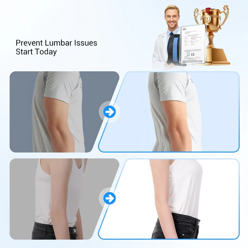 Magnetic Acupressure Lumbar Stretcher – Pain Relief, Ergonomic Support