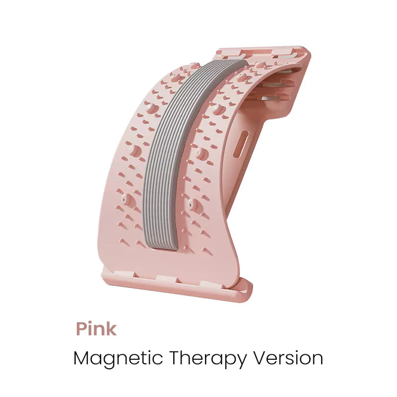 Magnetic Acupressure Lumbar Stretcher – Pain Relief, Ergonomic Support