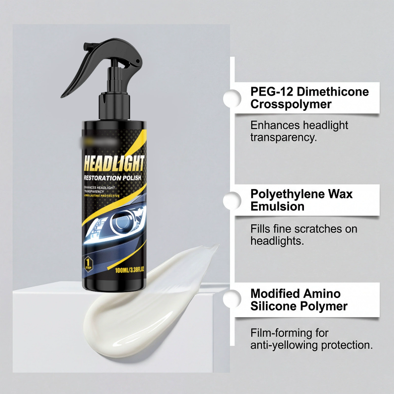 Restore Headlight Clarity Instantly! No-Sanding Polish Kit