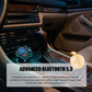 Bluetooth 5.3 FM Transmitter – Dual Fast Charge & Hands-Free Calls