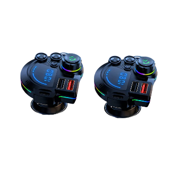 Bluetooth 5.3 FM Transmitter – Dual Fast Charge & Hands-Free Calls