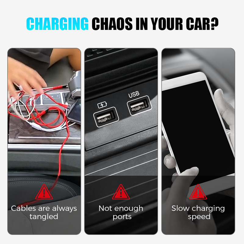Bluetooth 5.3 FM Transmitter – Dual Fast Charge & Hands-Free Calls