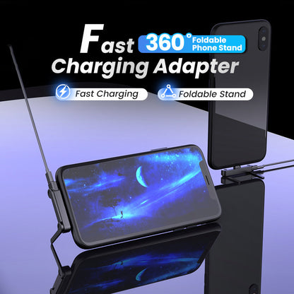Fast Charging Adapter + Foldable Stand