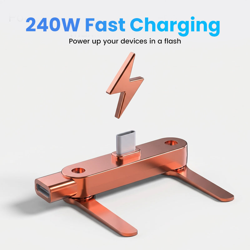Fast Charging Adapter + Foldable Stand
