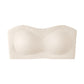 ⛱️💞Womens Strapless Bras Push Up Bandeau Bra Non Slip Wireless Supportive Padded Bras Seamless Comfortable Tube Jelly Bra