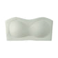 ⛱️💞Womens Strapless Bras Push Up Bandeau Bra Non Slip Wireless Supportive Padded Bras Seamless Comfortable Tube Jelly Bra