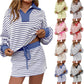 ✨New Arrival: 50% OFF Women's Striped 2-Piece Mini Skirt Set