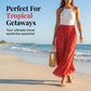 💖50% OFF🌺Polka Dot Ruffle Wide-Leg Pants – Smocked High Waist & Breathable