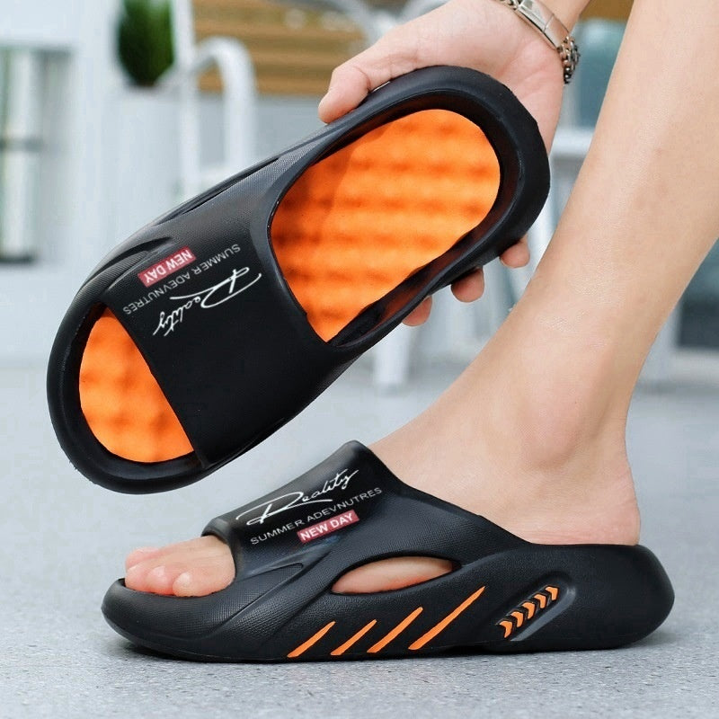 Cloud-Like Memory Foam Slides – Non-Slip & Arch Support