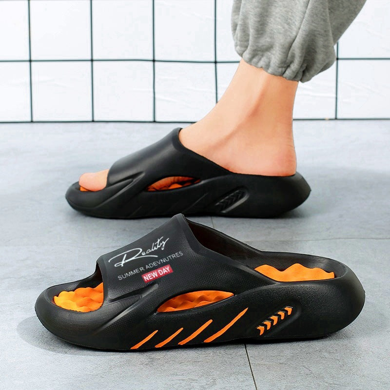 Cloud-Like Memory Foam Slides – Non-Slip & Arch Support