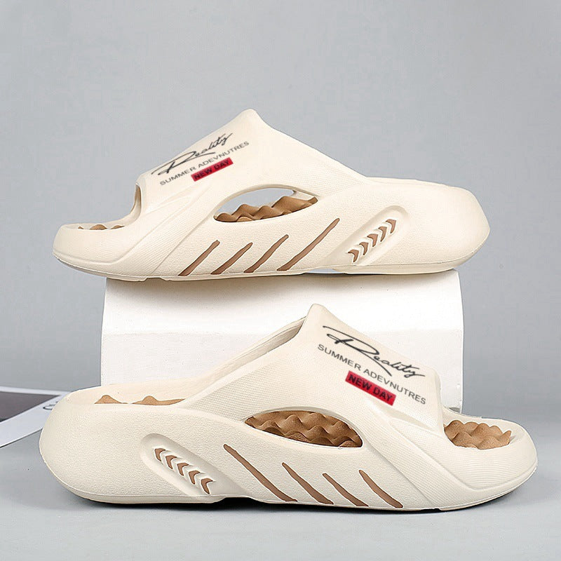 Cloud-Like Memory Foam Slides – Non-Slip & Arch Support
