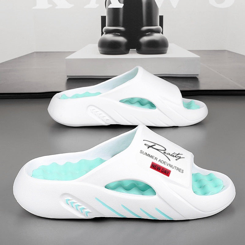 Cloud-Like Memory Foam Slides – Non-Slip & Arch Support