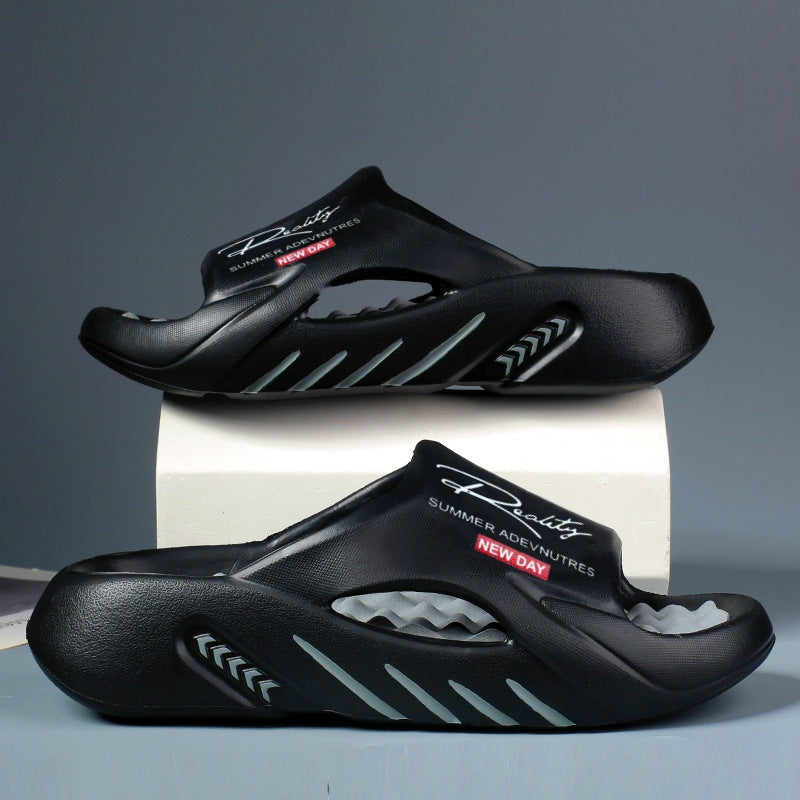 Cloud-Like Memory Foam Slides – Non-Slip & Arch Support