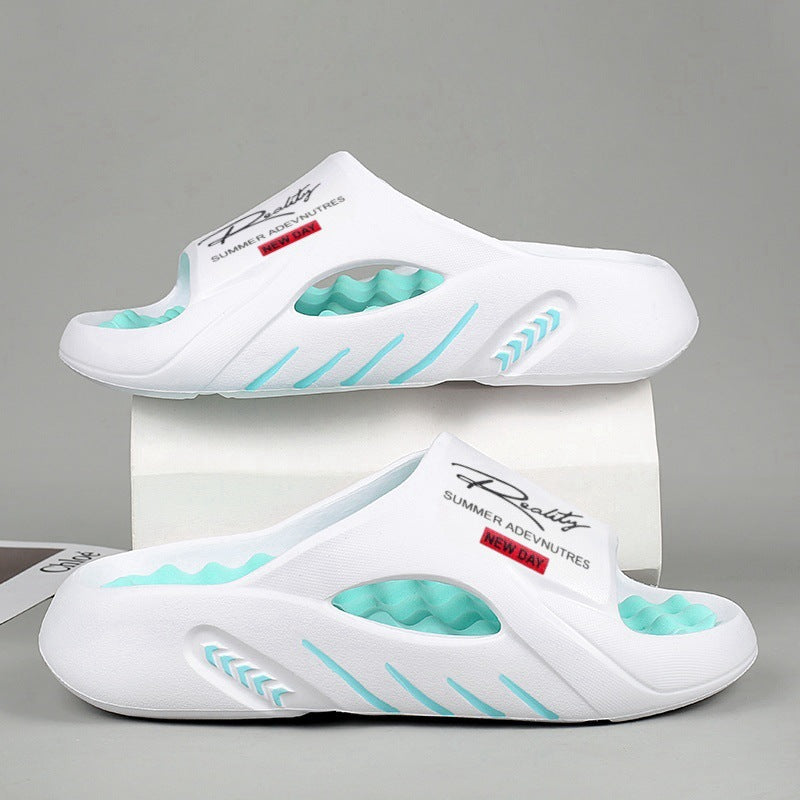 Cloud-Like Memory Foam Slides – Non-Slip & Arch Support
