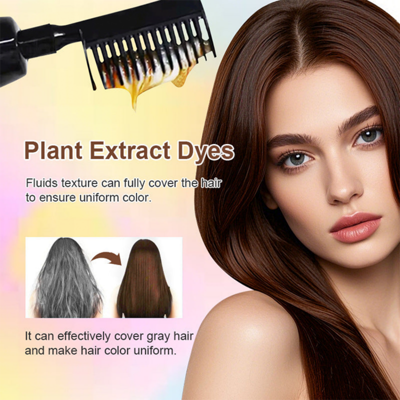 💇‍♀️ 3-in-1 Hair Color Comb | Color, Blend & Apply in One – Easy to Use at Home
