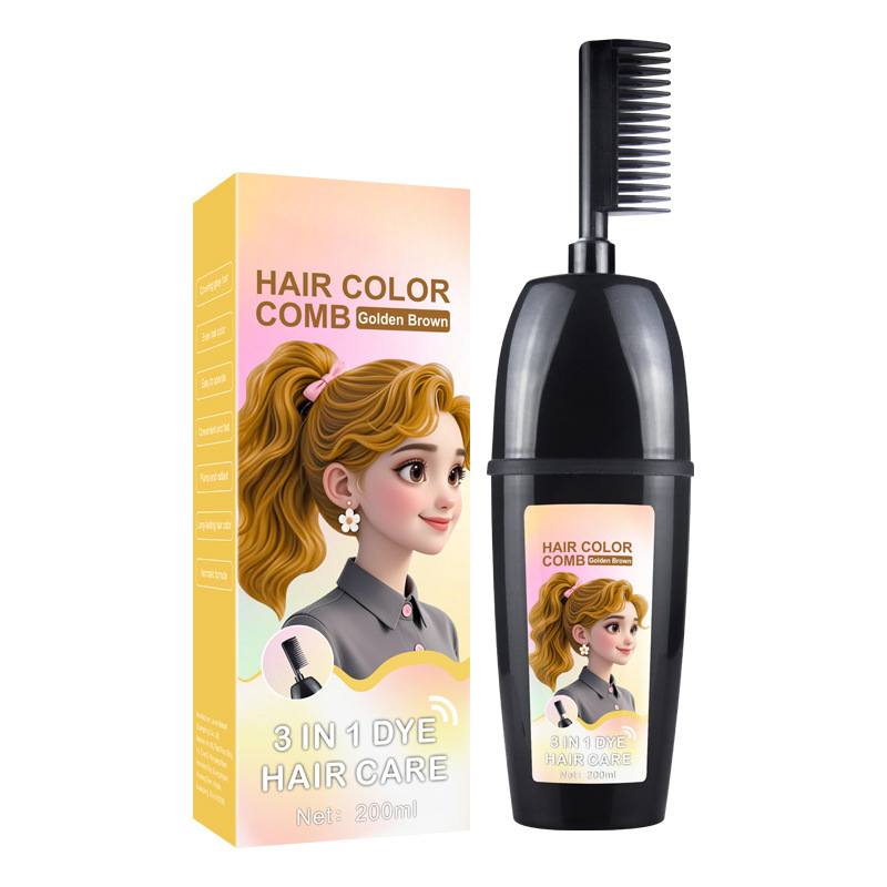 💇‍♀️ 3-in-1 Hair Color Comb | Color, Blend & Apply in One – Easy to Use at Home