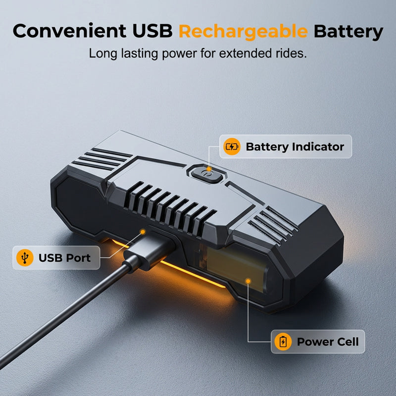 Signal Turns Instantly! Wireless Bike Turn Signal Light with Remote