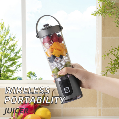 Wireless USB Juicer – 10-Blade & One-Touch Portable Blender