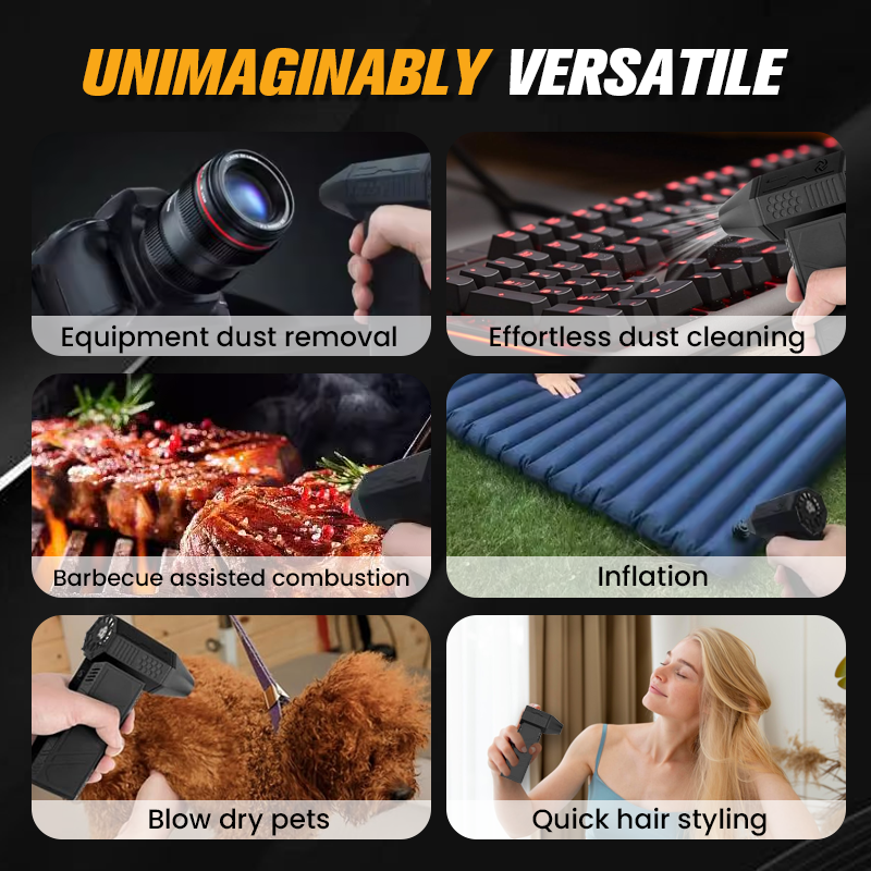 Dry & Clean Instantly! 110,000 RPM Turbo Blower Fan