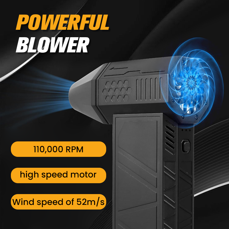 Dry & Clean Instantly! 110,000 RPM Turbo Blower Fan